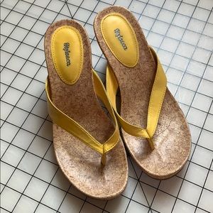 STYLE&CO sandals size 7 yellow